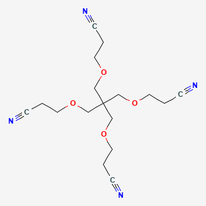 Chemical structure of Tetra(cyanoethoxymethyl) methane