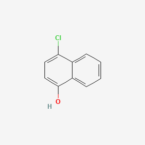 Chemical structure of 4-Chloro-1-naphthol