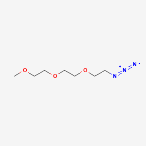 Chemical structure of m-PEG3-azide