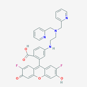Chemical structure of ZnAF-1F