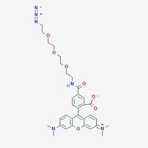 Chemical structure of TAMRA-PEG3-Azide