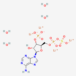 Chemical structure of Adenosine 3'-phosphate 5'-phosphosulfate lithium