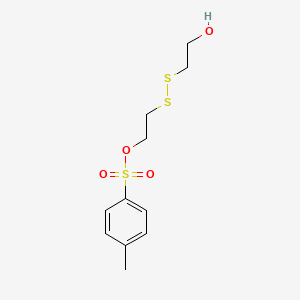 Chemical structure of 2-Hydroxyethyl disulfide mono-tosylate