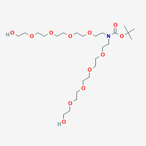 Chemical structure of N-Boc-N-bis-PEG5