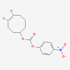 Chemical structure of TCO-PNB ester