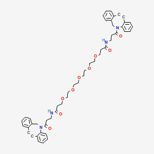 Chemical structure of DBCO-PEG5-DBCO