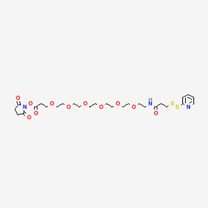 Chemical structure of SPDP-PEG6-NHS ester