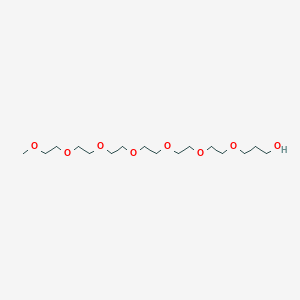 Chemical structure of m-PEG7-CH2-OH