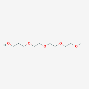 Chemical structure of m-PEG4-CH2-alcohol