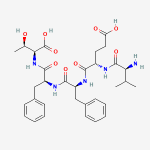 Chemical structure of N-Fmoc-N'-(azido-PEG4)-L-Lysine