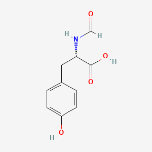 Chemical structure of N-Formyl-L-tyrosine