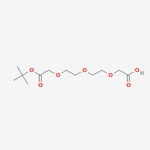 Chemical structure of t-Butyl acetate-PEG2-CH2COOH