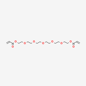 Chemical structure of Bis-acrylate-PEG6