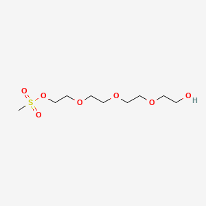 Chemical structure of PEG4-Ms