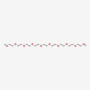 Chemical structure of Nonaethylene glycol