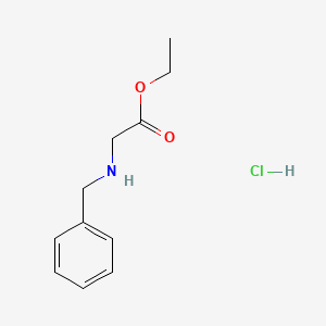 Chemical structure of Ethyl 2-(benzylamino)acetate hydrochloride