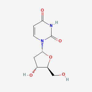 Chemical structure of 2'-Deoxy-L-uridine