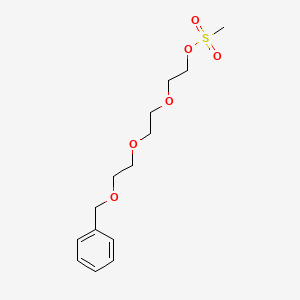 Chemical structure of Benzyl-PEG3-MS