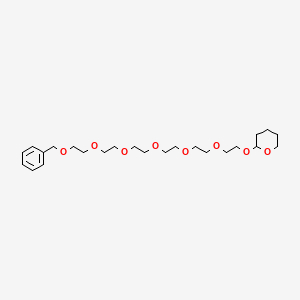 Chemical structure of Benzyl-PEG6-THP