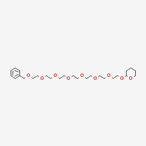 Chemical structure of Benzyl-PEG7-THP