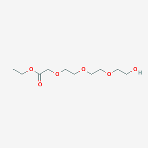 Chemical structure of Hydroxy-PEG3-ethyl acetate