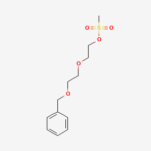 Chemical structure of Benzyl-PEG2-MS