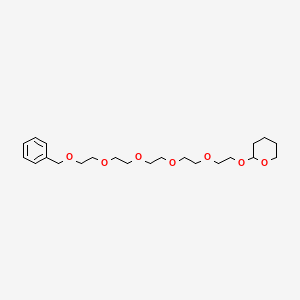 Chemical structure of Benzyl-PEG5-THP