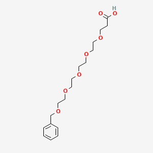 Chemical structure of Benzyl-PEG5-acid