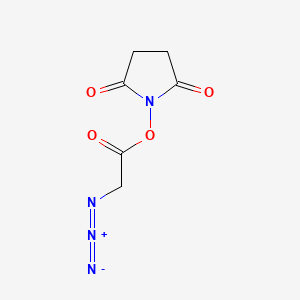Chemical structure of Aeide-C1-NHS ester