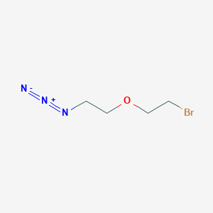 Chemical structure of Bromo-PEG1-C2-azide
