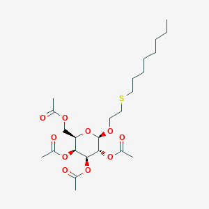 Chemical structure of THP-PEG8-Tos