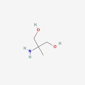 Chemical structure of 2-Amino-2-methyl-1,3-propanediol