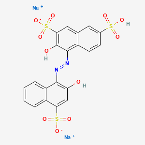 Chemical structure of Hydroxy naphthol blue disodium
