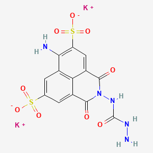 Chemical structure of Lucifer Yellow CH dipotassium