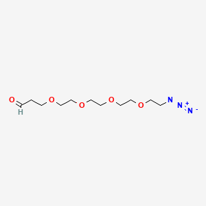 Chemical structure of Ald-PEG4-Azide