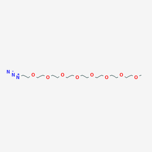 Chemical structure of m-PEG8-azide