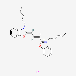 Chemical structure of DiOC5(3)