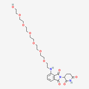 Chemical structure of Thalidomide-NH-PEG7