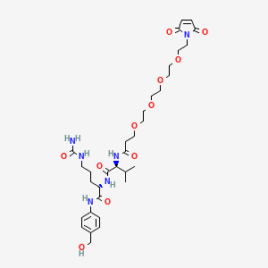 Chemical structure of Mal-PEG4-Val-Cit-PAB-OH