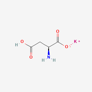 Chemical structure of L-Aspartic acid potassium