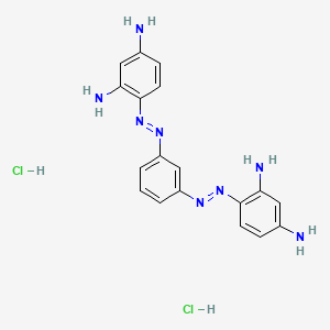 Chemical structure of Basic Brown 1