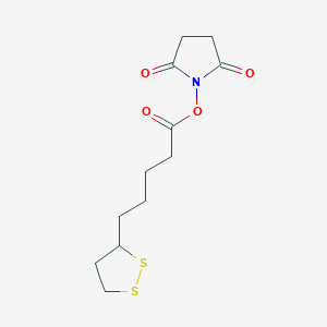 Chemical structure of α-Lipoic acid-NHS