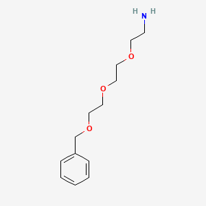 Chemical structure of Benzyl-PEG3-amine