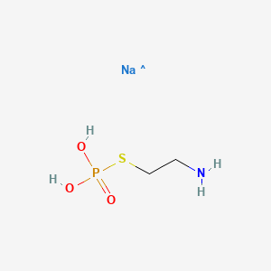 Chemical structure of Phosphocysteamine sodium