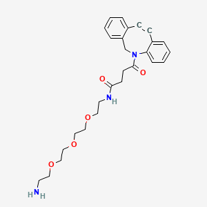 Chemical structure of DBCO-PEG3-amine