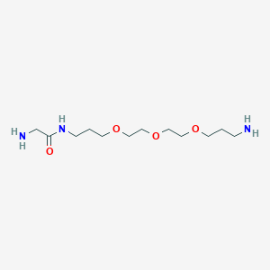 Chemical structure of Gly-PEG3-amine