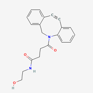 Chemical structure of DBCO-PEG1