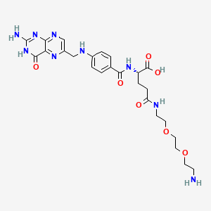Chemical structure of Folate-PEG2-amine