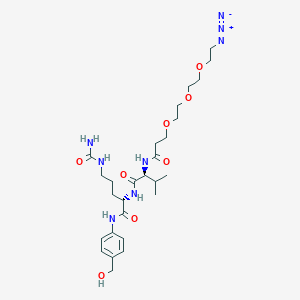 Chemical structure of Azido-PEG3-Val-Cit-PAB-OH