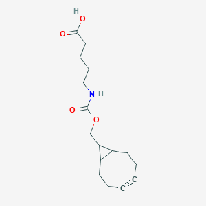 Chemical structure of 5-endo-BCN-pentanoic acid